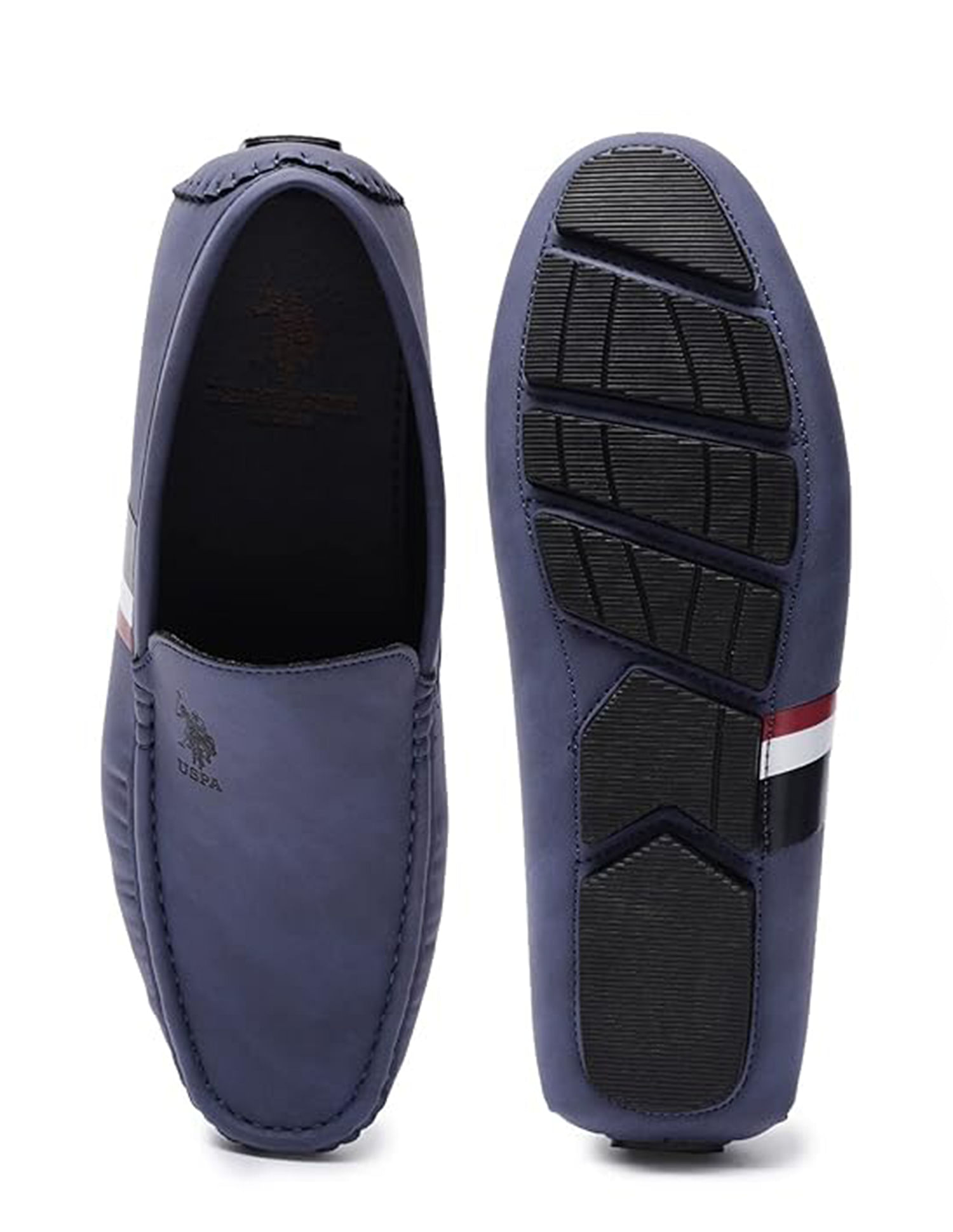 U.S. Polo Assn. Men Brand Stripe Ivar Loafers