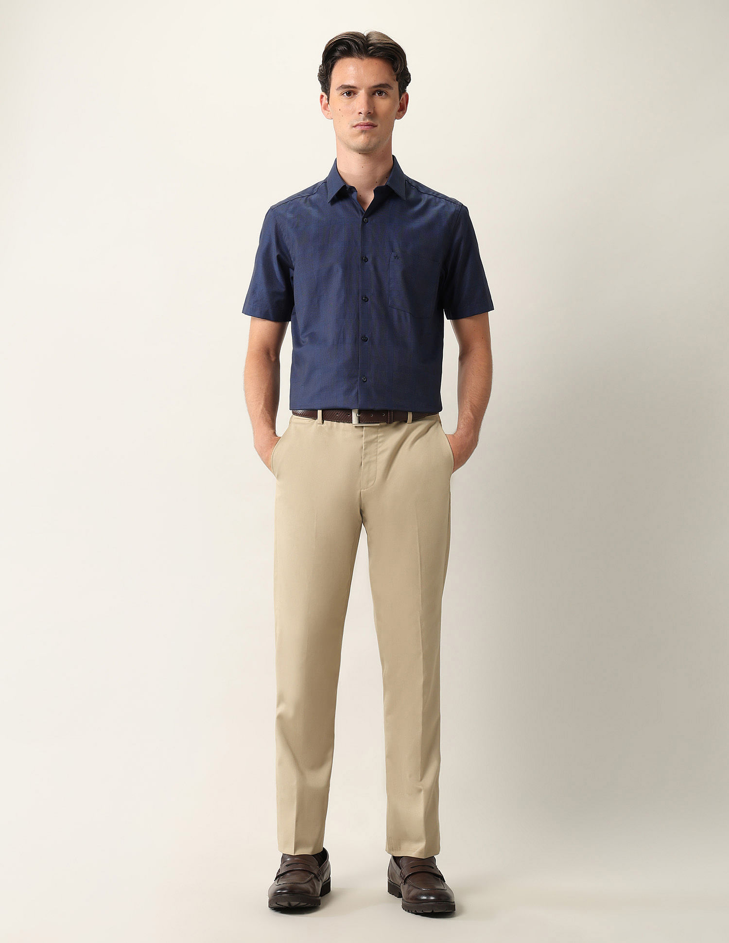 Arrow Glen Checked Dobby Ceremonial Shirt