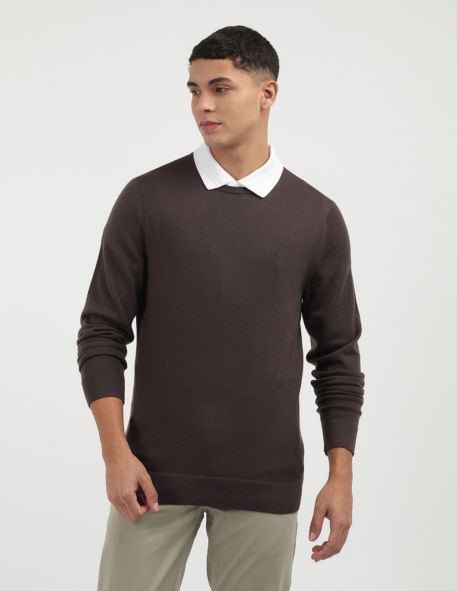 Calvin Klein Merino Crew Neck Sweater