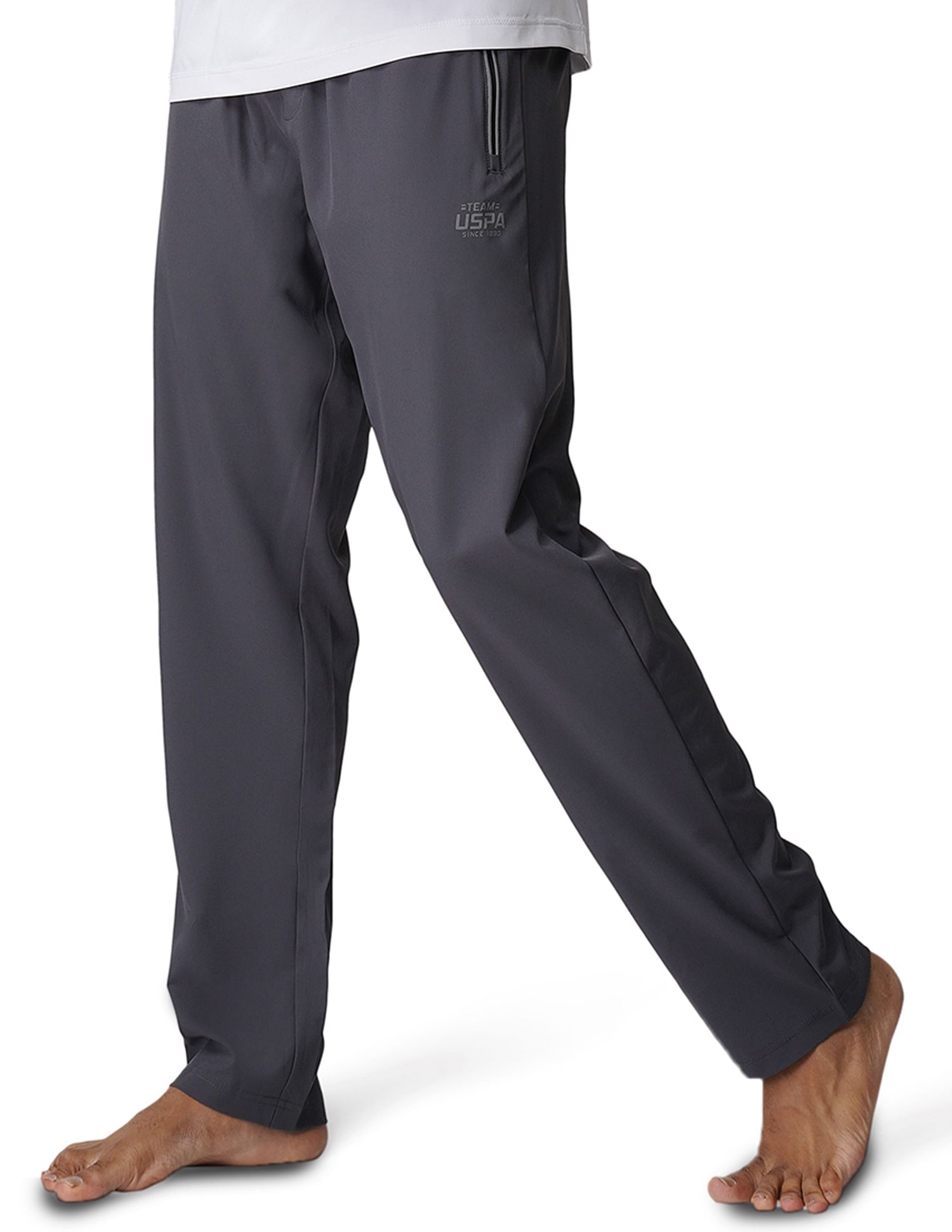 USPA Innerwear Elasticised Waist Panelled I719 Lounge Track Pants - Pack Of 1