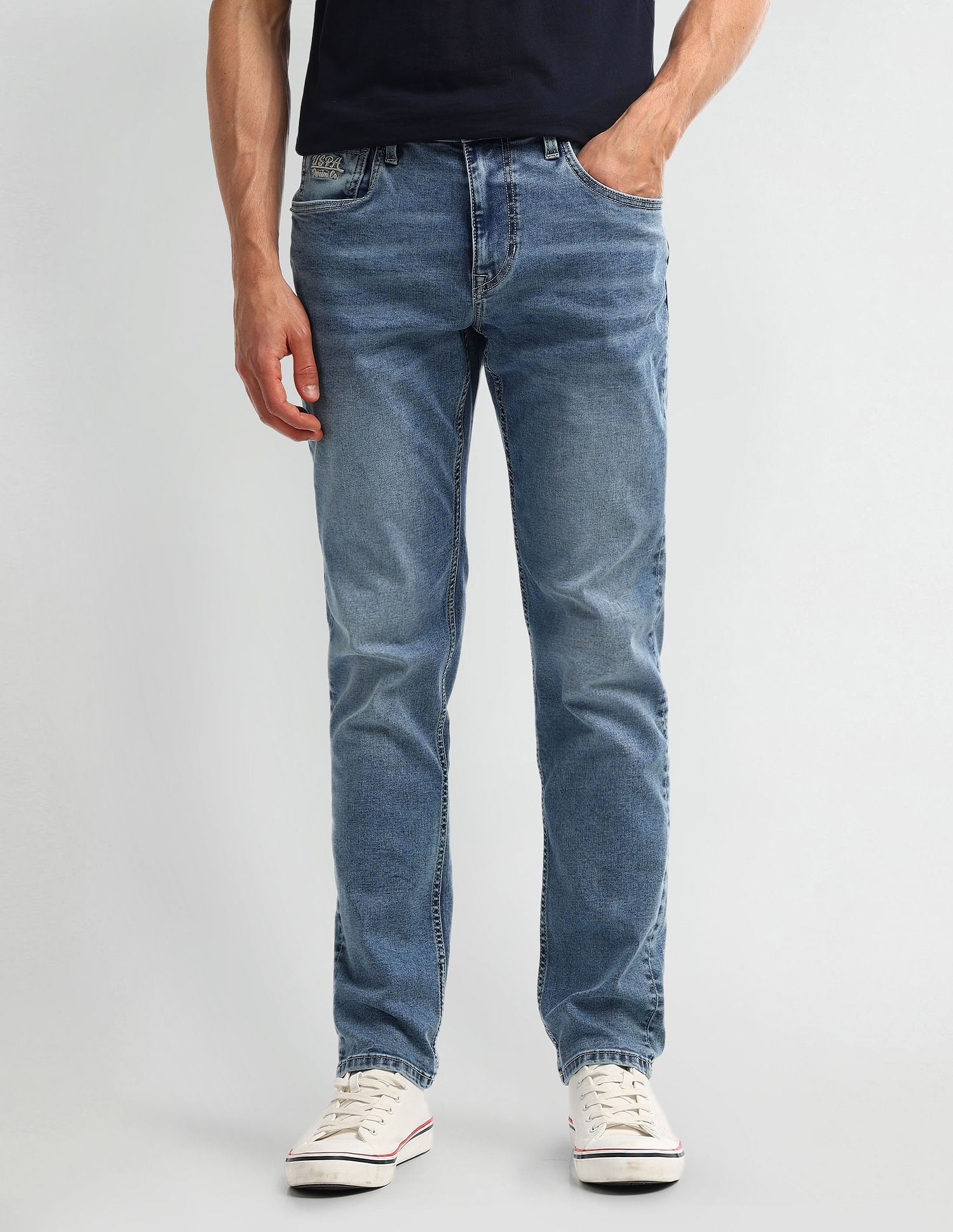 U.S. Polo Assn. Denim Co. Brandon Slim Tapered Blue Jeans
