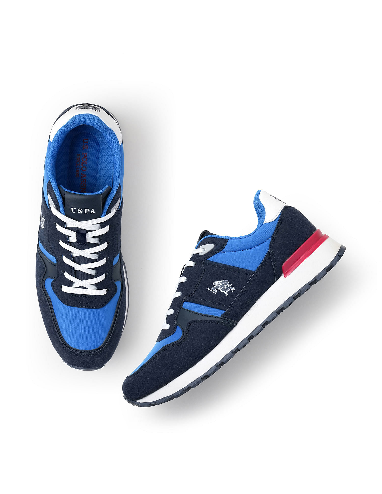 Buy Colour Blocked Blue Sneaker Booties for Kids Online