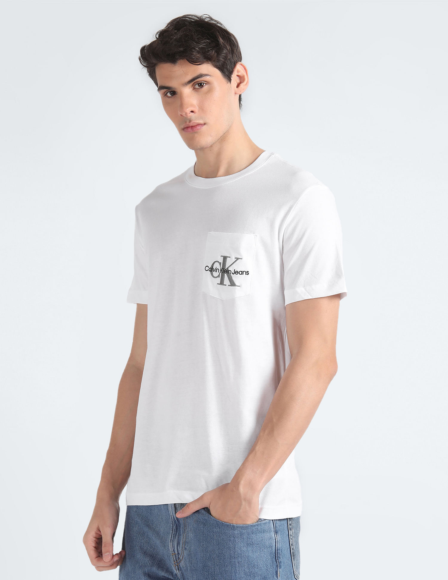 Calvin Klein Sustainable Monogram Pocket T-Shirt