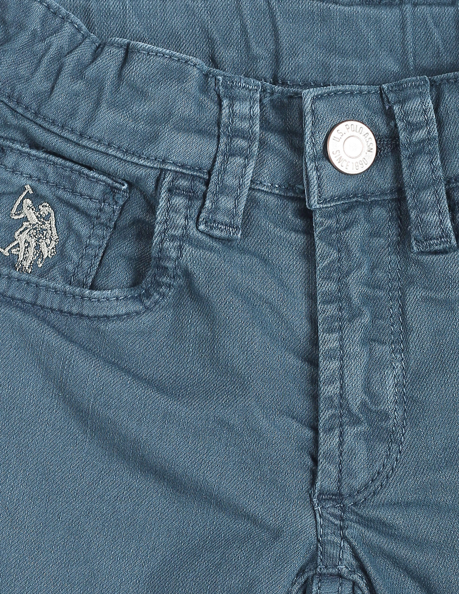 U.S. Polo Assn. Kids Solid Dyed Shorts