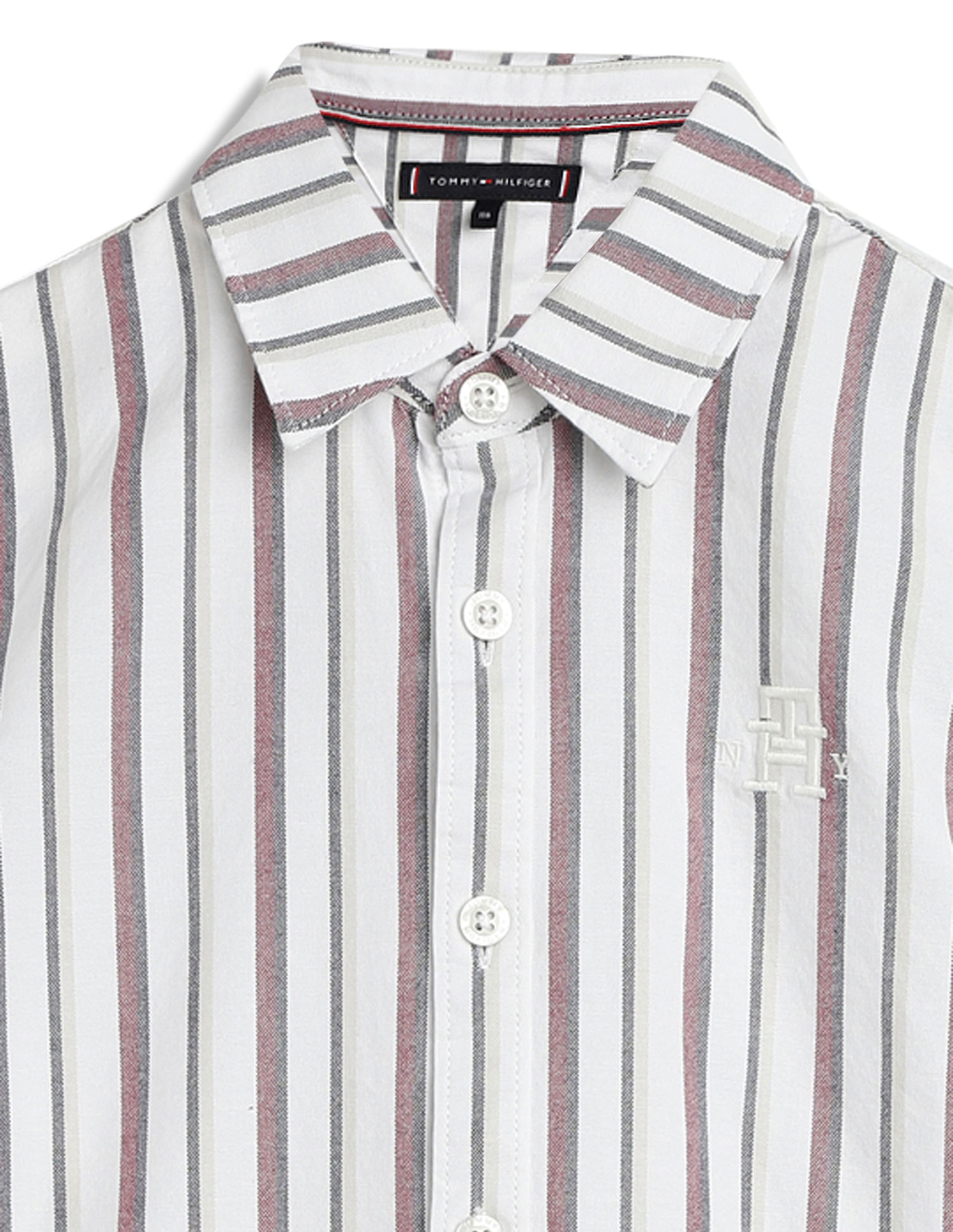 Tommy Hilfiger Kids Boys Vertical Stripe Shirt
