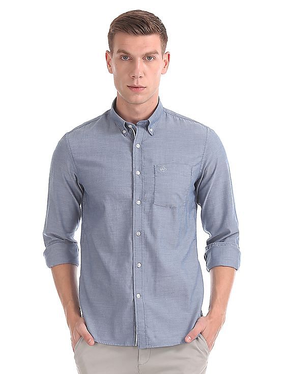 slim fit casual button down shirts