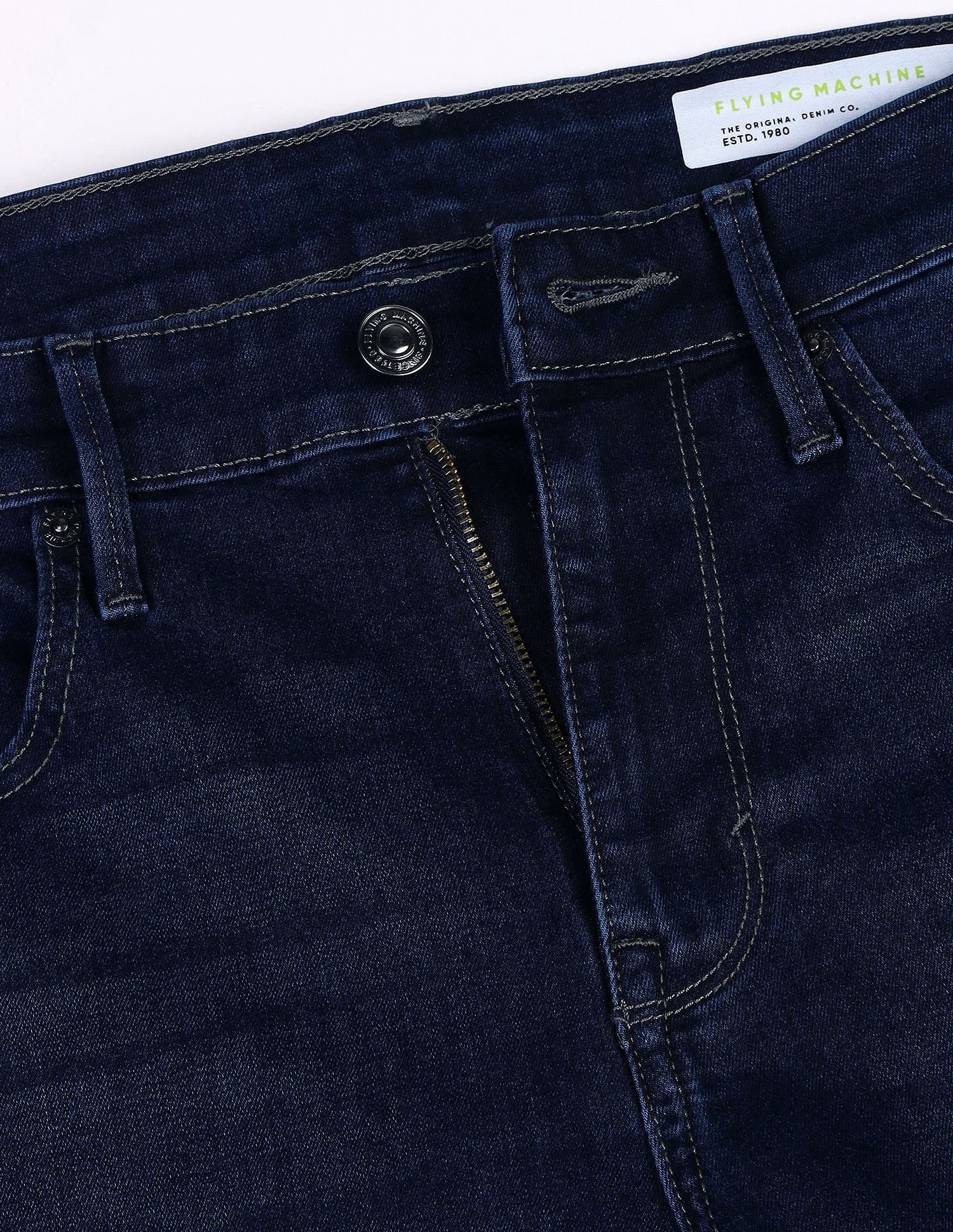 Flying Machine Mid Rise Slim Tapered Fit Jeans