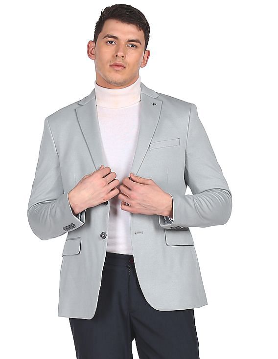 Buy Arrow Tailored Regular Fit Patterned Formal Blazer - NNNOW.com