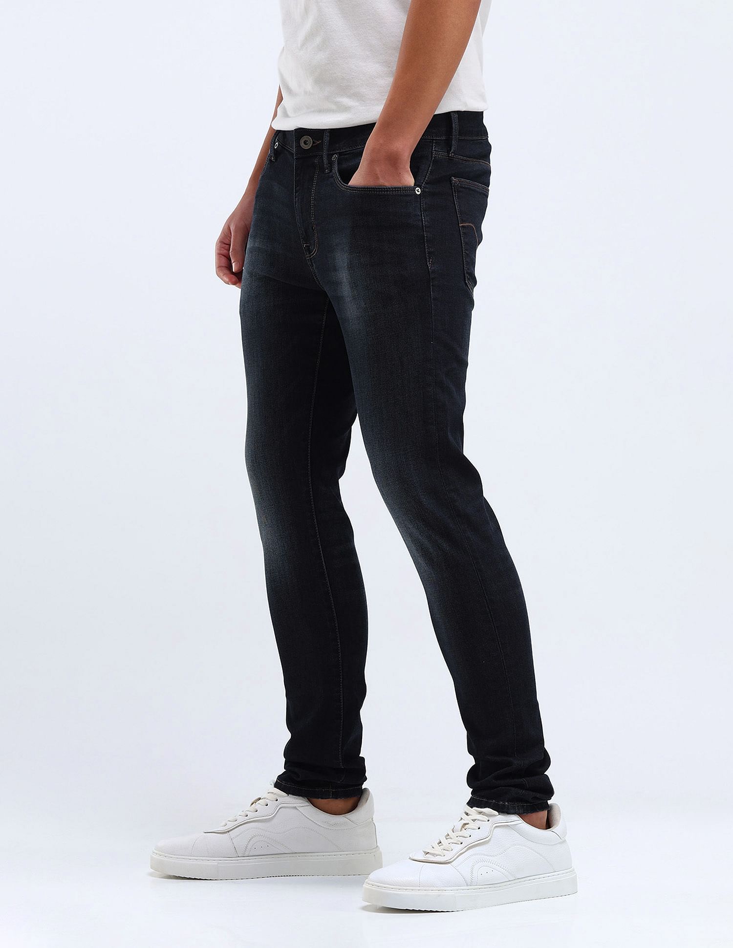 Flying Machine Jackson Super Skinny Fit Stone Wash Jeans