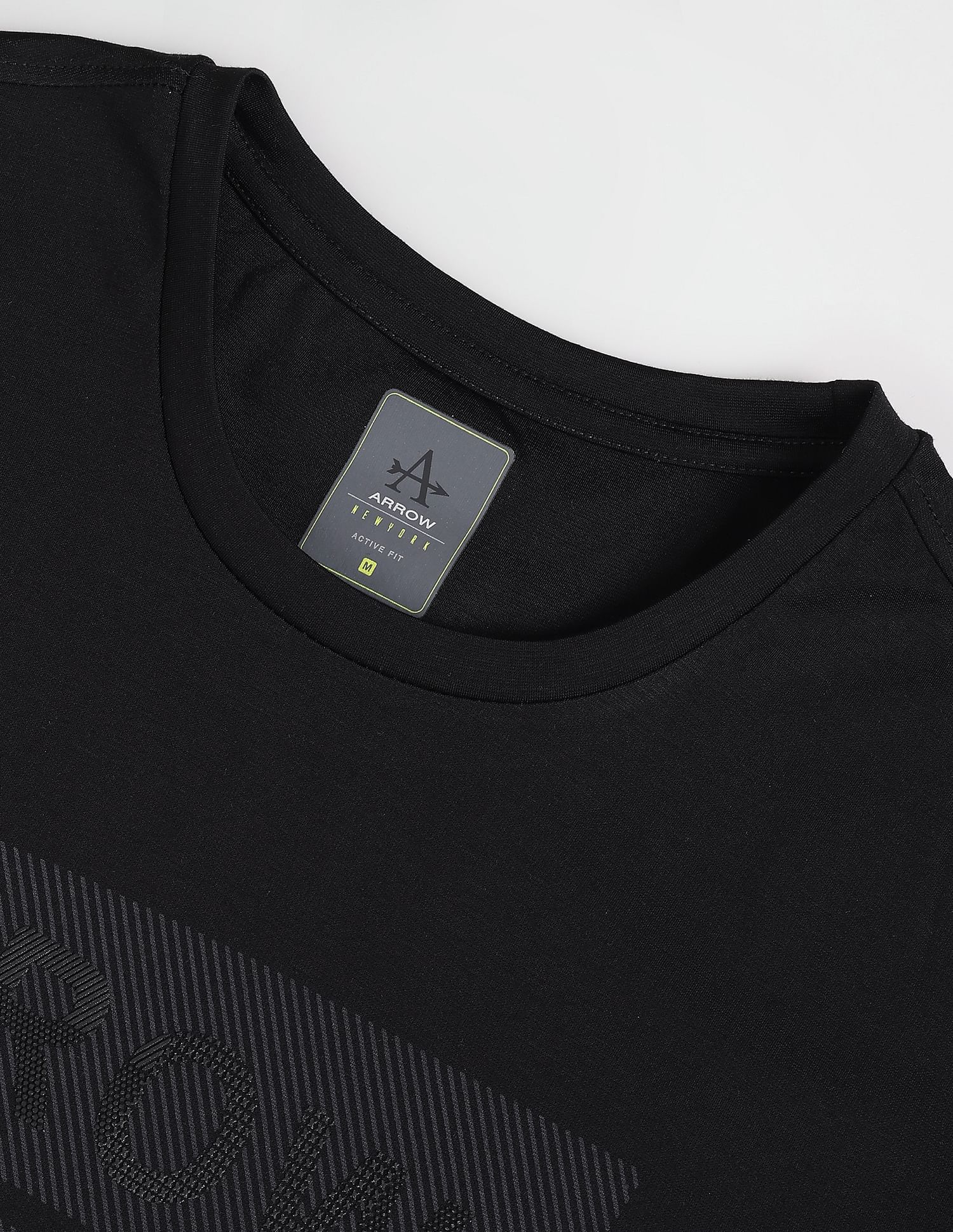 Arrow Newyork Silicone Print Crew Neck T-Shirt