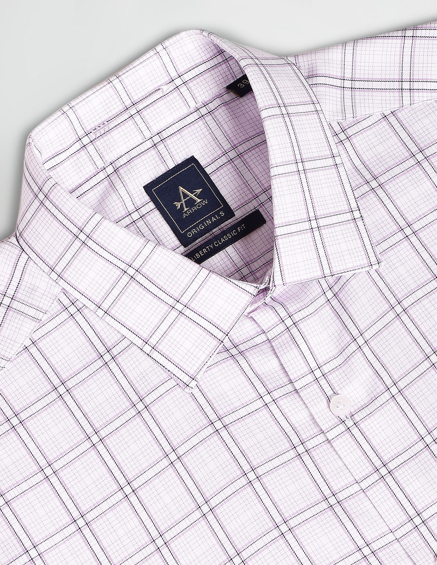 Arrow Tartan Check Twill Formal Shirt