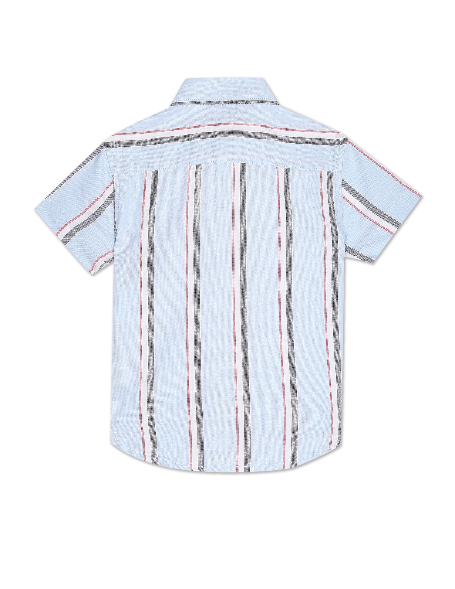 U.S. Polo Assn. Kids Boys Vertical Stripe Oxford Shirt