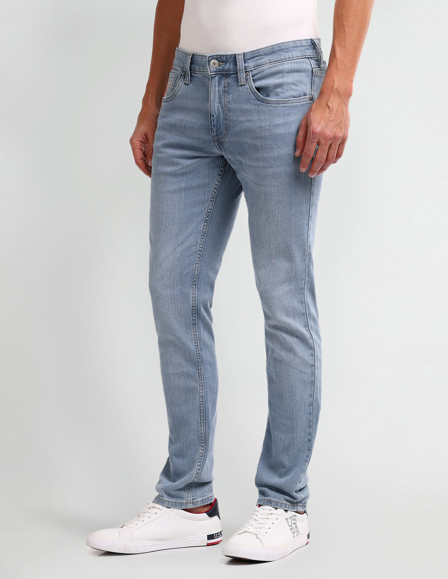 U.S. Polo Assn. Denim Co. Brandon Slim Tapered Blue Jeans