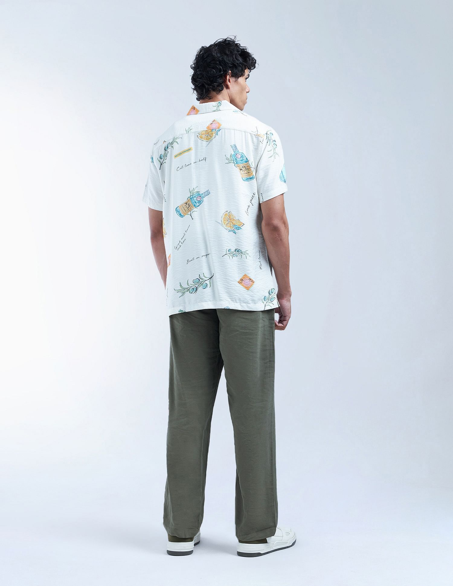 Flying Machine Solid Cobain Loose Fit Chinos