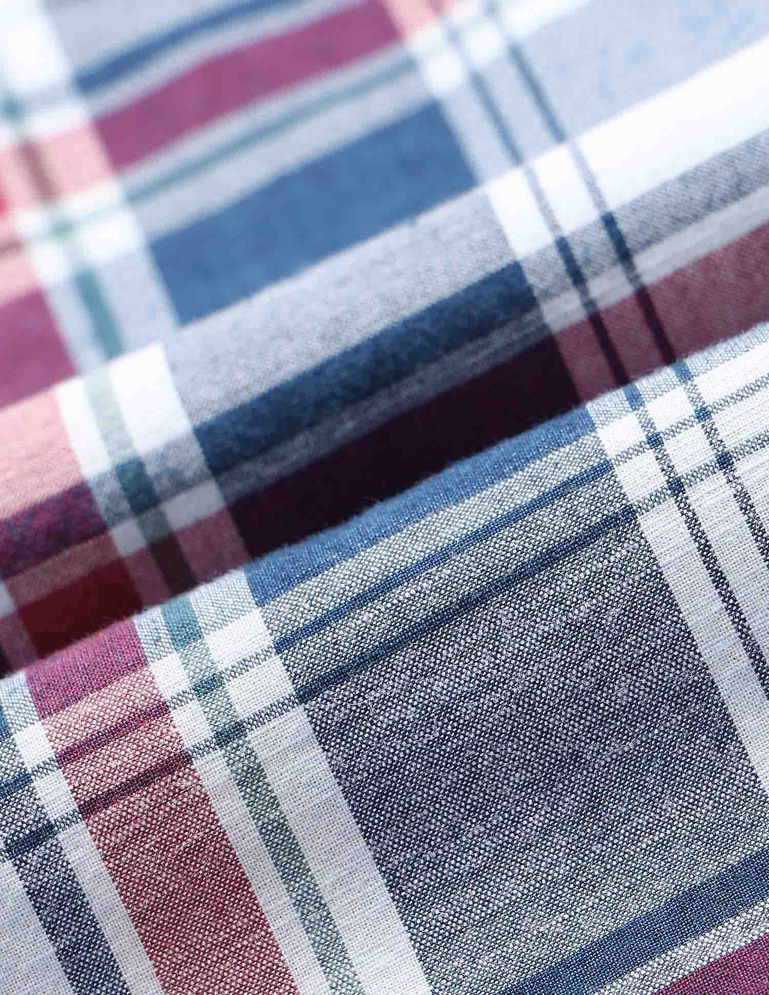 U.S. Polo Assn. Kids Boys Plaid Checked Regular Fit Shirt