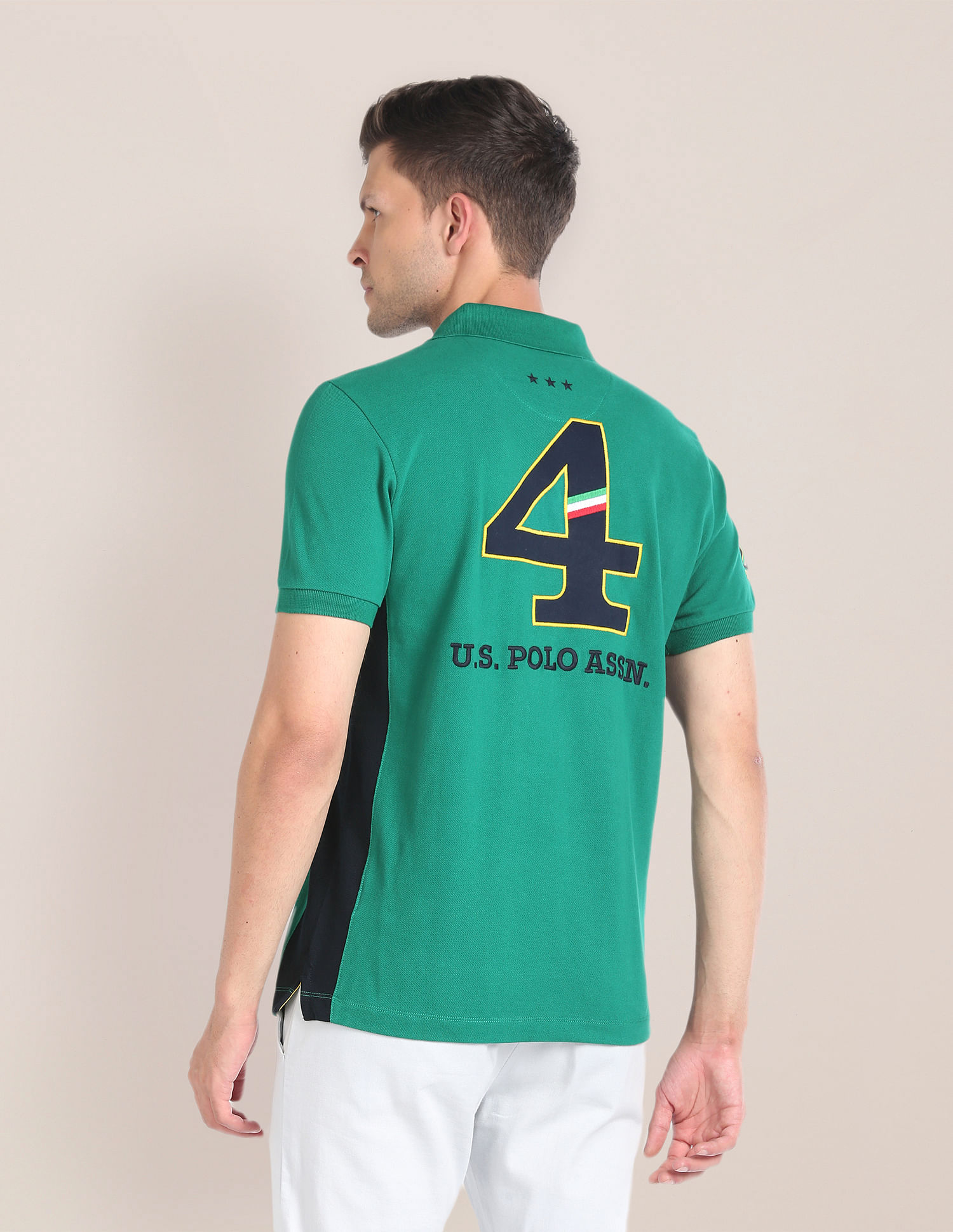 U.S. Polo Assn. Appliqued Slim Fit Polo Shirt