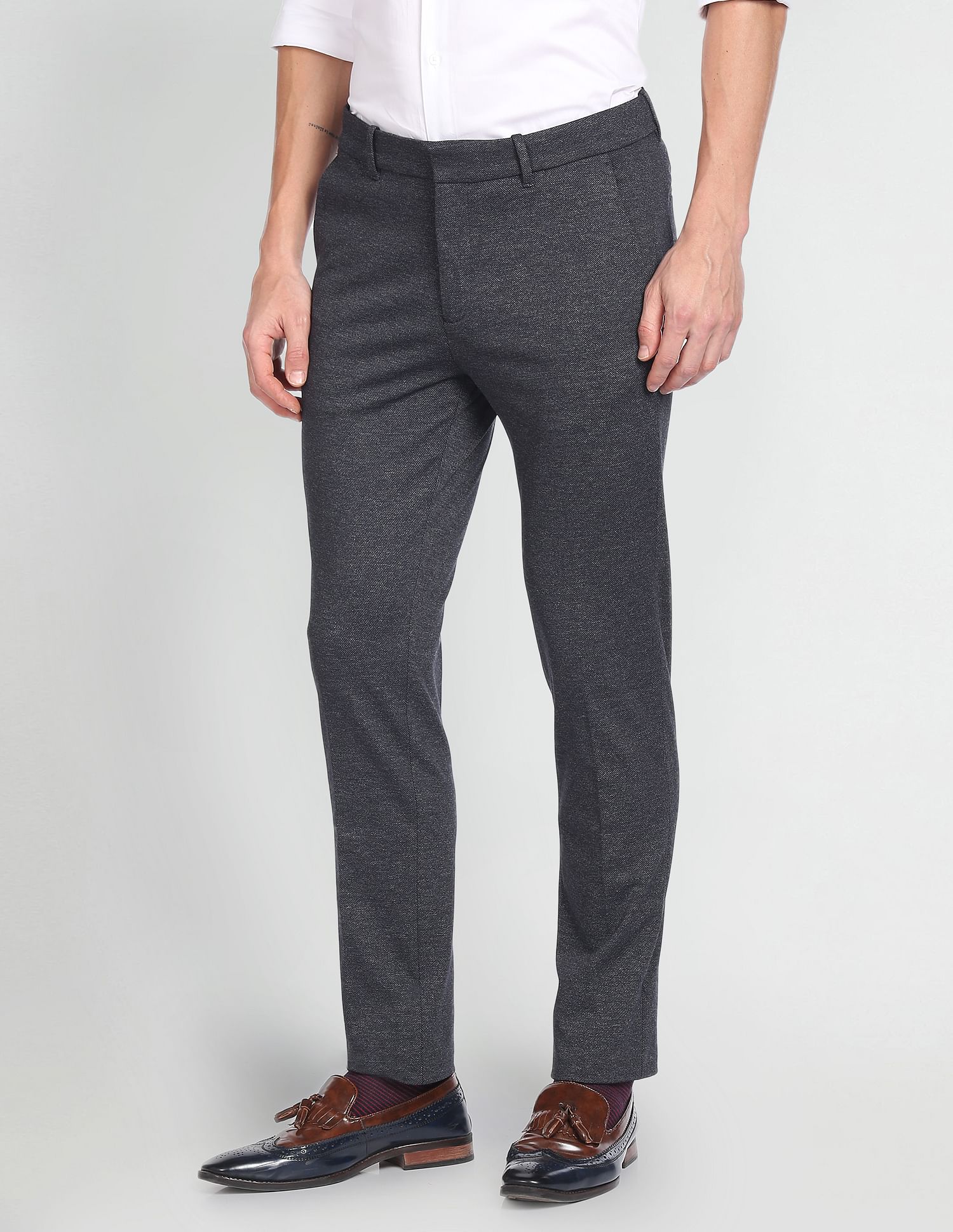Arrow Newyork Super Slim Fit Autoflex Trousers