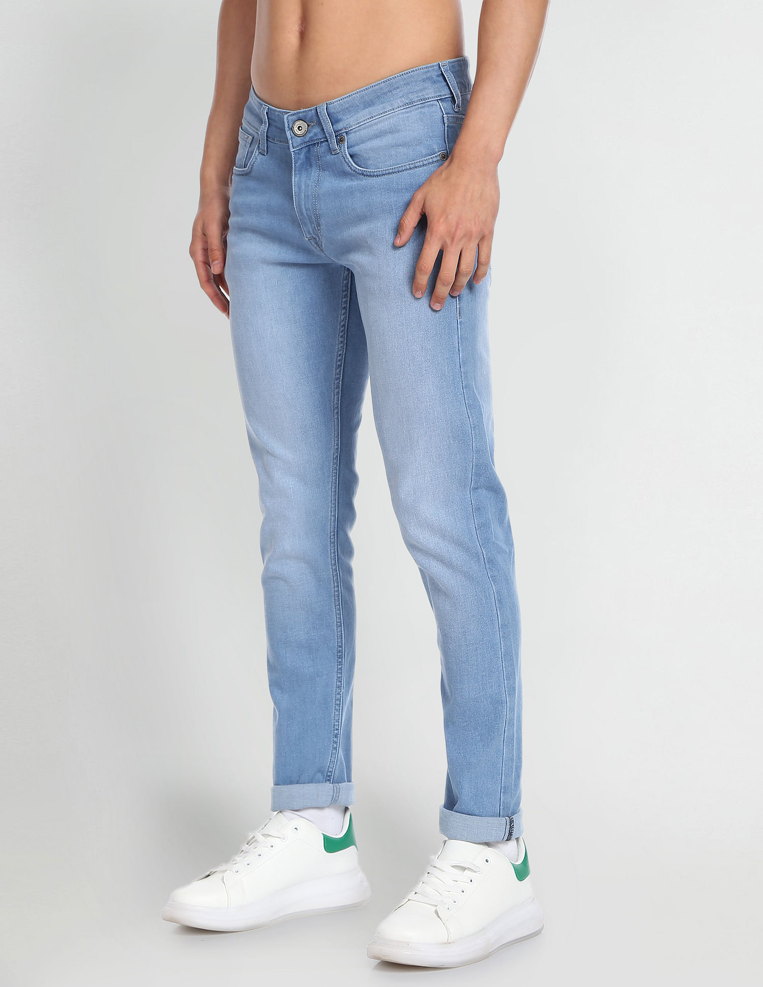 Flying Machine Jackson Skinny Fit Mid Rise Jeans