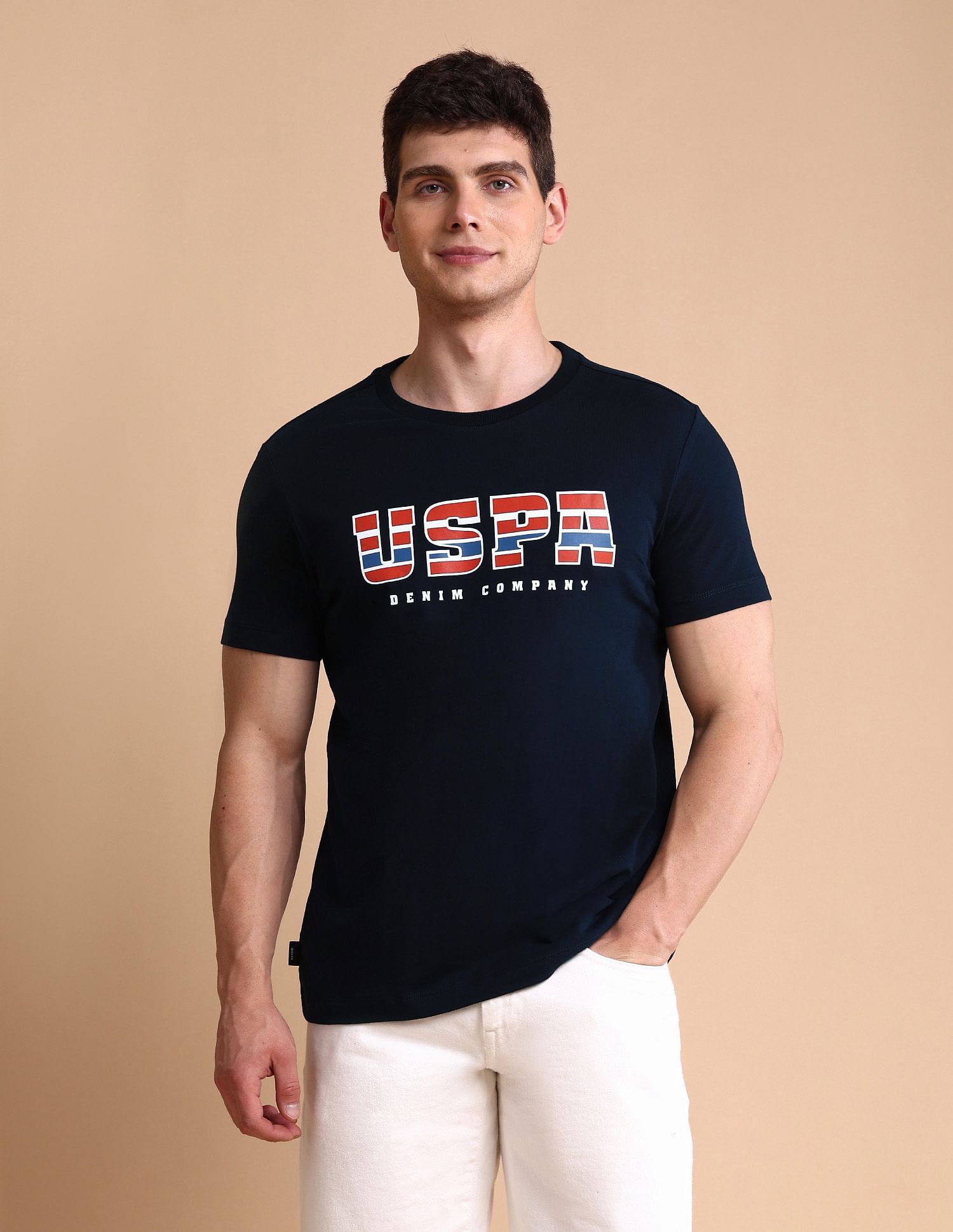 U.S. Polo Assn. Denim Co. Brand Printed Muscle Fit T-Shirt
