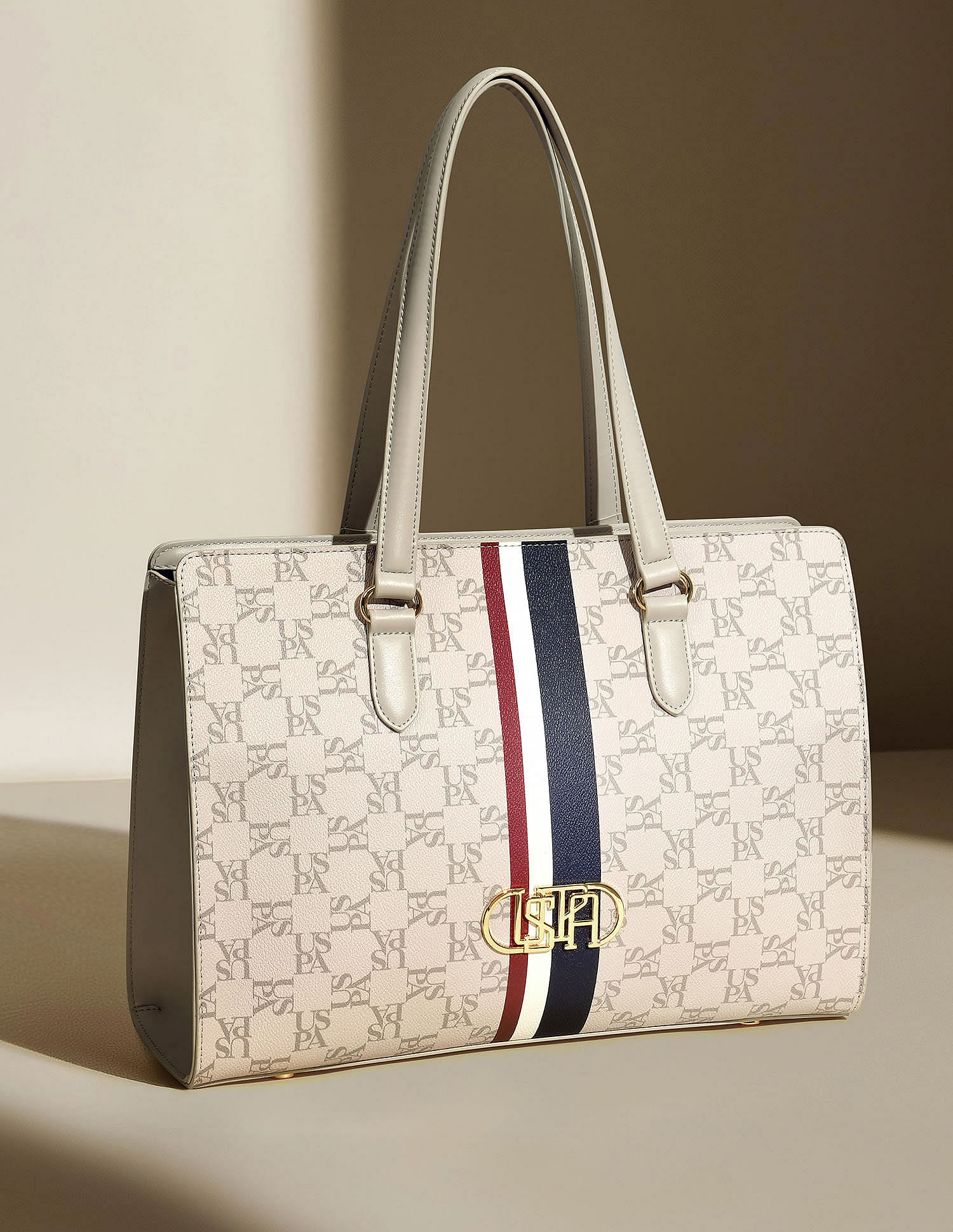 U.S. Polo Assn. Zora Monogram Tote Bag