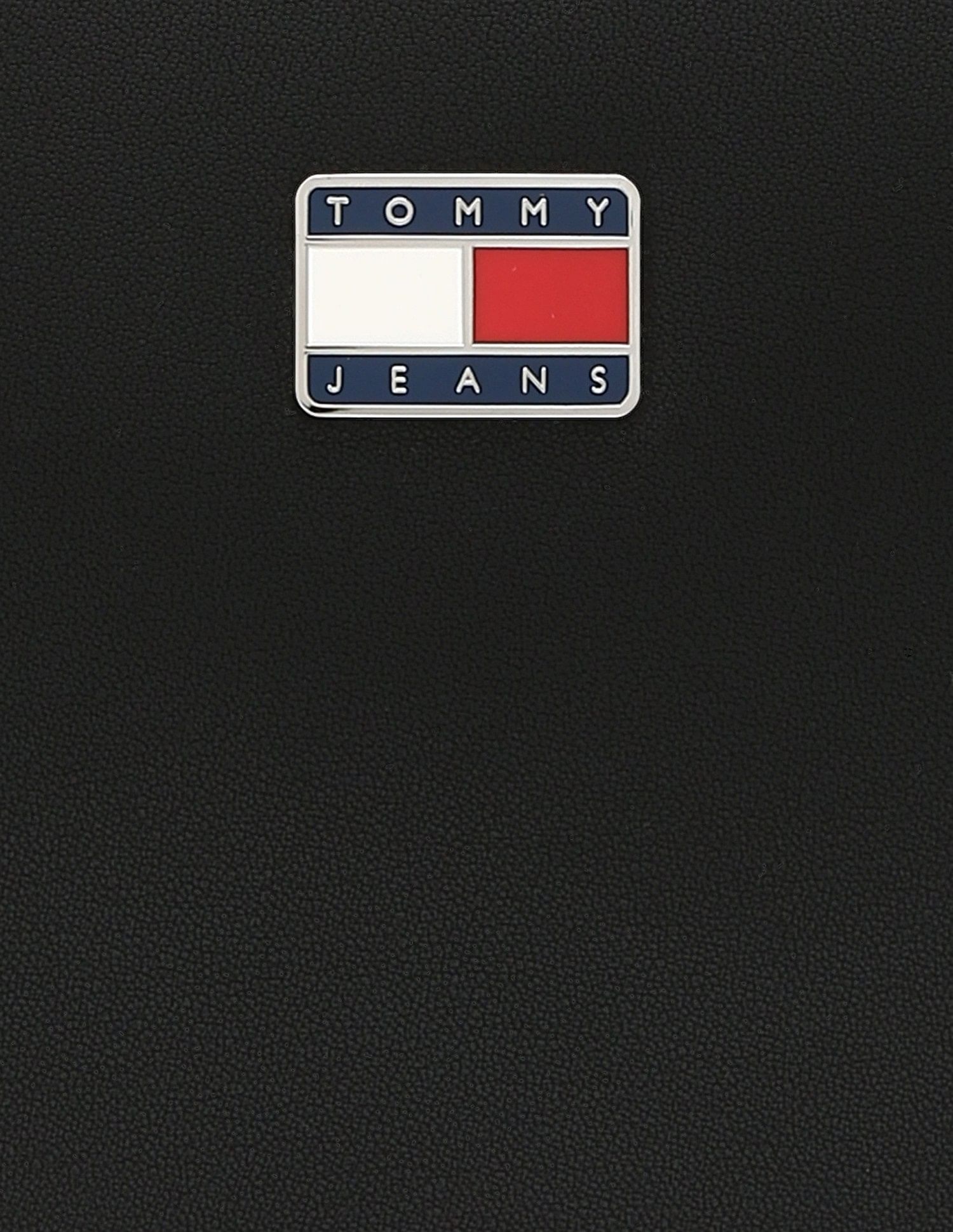 Tommy Hilfiger Solid Black Pu Sling Bag