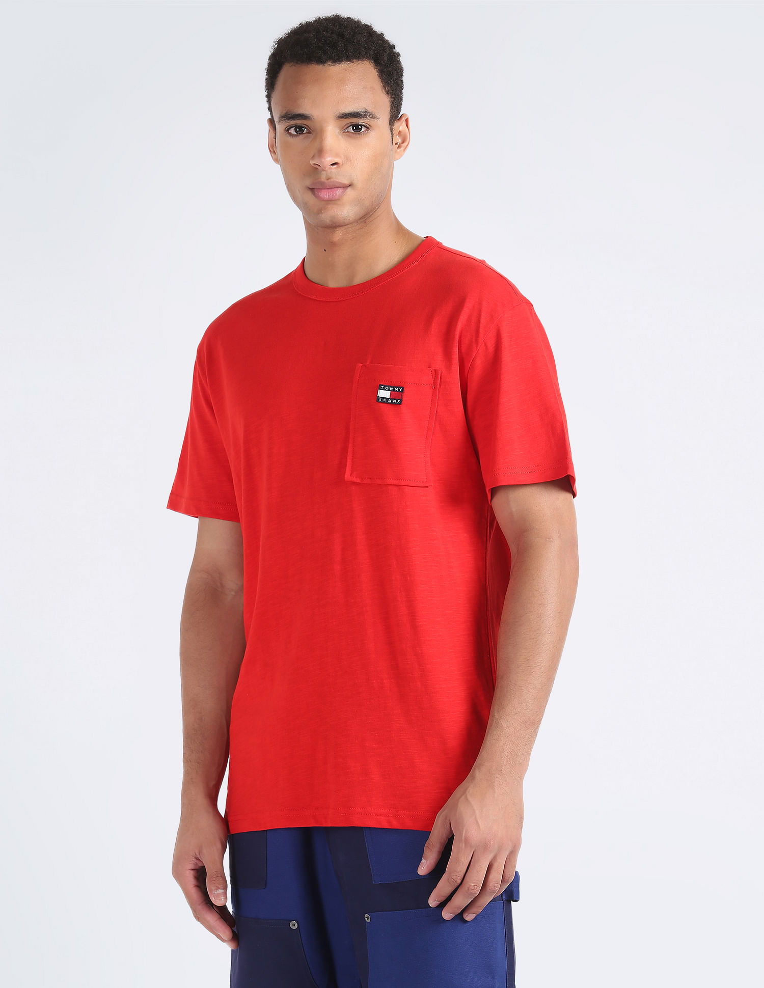 Tommy Hilfiger Transitional Cotton Logo Badge Pocket T-Shirt