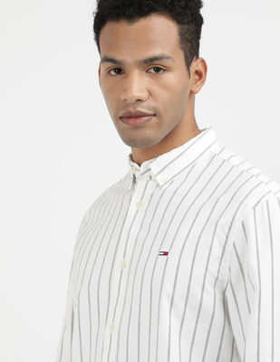 Buy Tommy Hilfiger Oxford Vertical Stripe Shirt - NNNOW.com