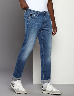 Calvin Klein Jeans Mid Rise Body Tapered Fit Jeans