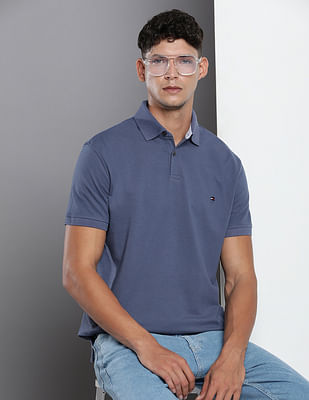 Tommy Hilfiger Solid Short Sleeve Polo Shirt