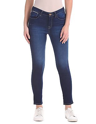 Buy U S Polo Assn Women Women Skinny Fit Mid Rise Jeans Nnnow Com