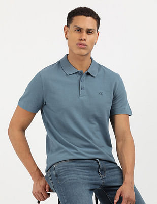 Calvin Klein Jeans Textured Polo Shirt