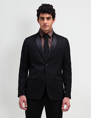 Arrow Black Slim Fit Suit