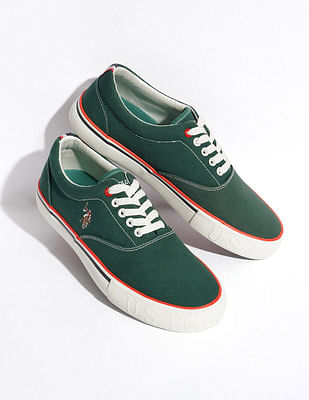 U S Polo Assn Men Clyde Green Classics Sneakers