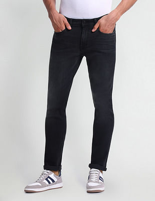 U S Polo Assn Denim Co Brandon Slim Tapered Fit Black Jeans