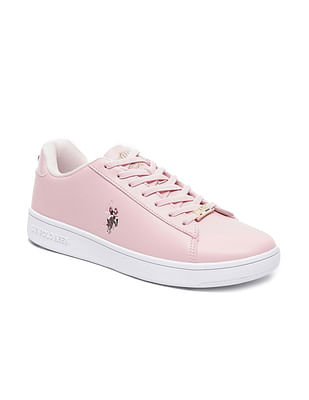 U S Polo Assn Women Panelled Solid Lace Up Rylee Sneakers