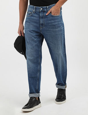 Calvin Klein Jeans Mid Rise Tapered Fit Jeans