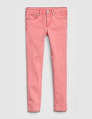 pink colour jeans