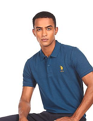 U S Polo Assn Short Sleeve Solid Polo Shirt