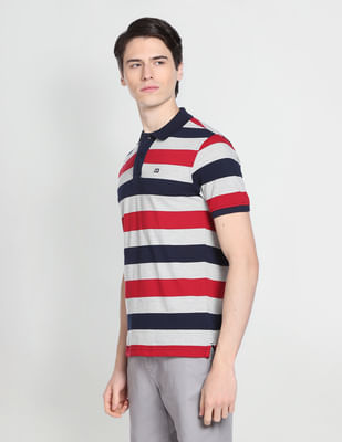 Buy Arrow Sports Horizontal Striped Polo Shirt - NNNOW.com