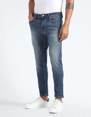 Flying Machine Mankle Relaxed Tapered Stone Wash Jeans