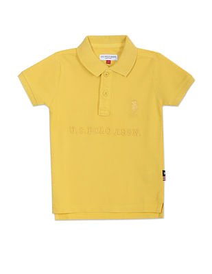 U S Polo Assn Kids Embroidered Logo Cotton Polo Shirt