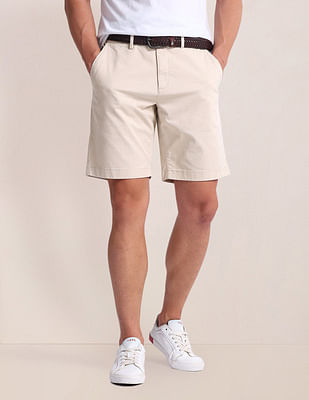 U S Polo Assn Slim Straight Fit Twill Shorts