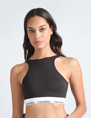 Buy Calvin Klein Underwear Halter Neck Solid Bralette NNNOW