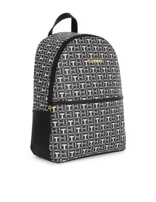 Buy Tommy Hilfiger Women Square Monogram Chelsea Backpack  display picture 1