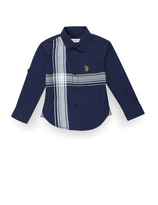 U S Polo Assn Kids Boys Cotton Stripe Shirt