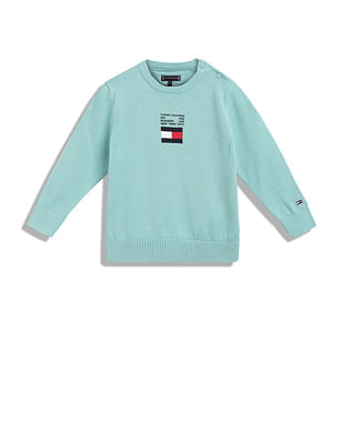 Tommy Hilfiger Kids Boys Brand Print Sweater