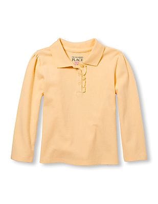 baby yellow polo shirt