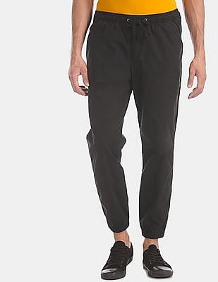 slim twill joggers with gapflex