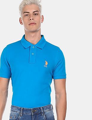 U S Polo Assn Standard Fit Pique Polo Shirt