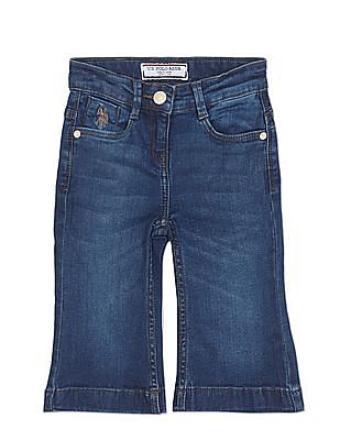 U S Polo Assn Kids Stone Wash Bootcut Jeans